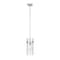 Z-Lite Fontaine 1 Light Pendant, Brushed Nickel & Clear 3035P6-BN - alternate 1